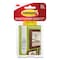 Command Picture Hanging Strips, Large, Removable, Holds Up to 4 lbs per Pair, 0.75 x 3.65, White, Pair, 12PK 17206-12ES - alternate 1